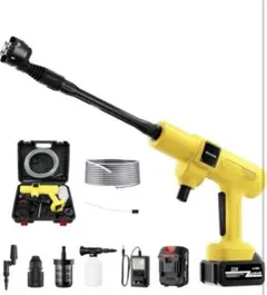 高圧洗浄機 コードレス 充電式 洗車機 20000mAhマキタ互換 PSE承認済