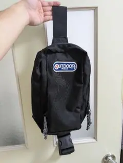 OUTDOOR PRODUCTS ブラックショルダーバッグ