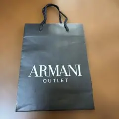 ARMANI ショップ袋 黒 ショッパー サブバッグ 紙袋のサムネイル