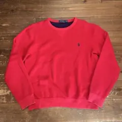ポロラルフローレン　赤　スウェット