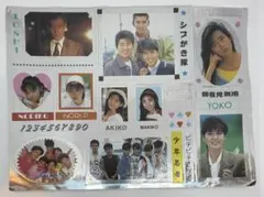 80年代アイドル ステッカー＆マグネットセット昭和レトロ - メルカリ