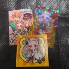 地縛少年花子くん　缶バッジ　クリアカード　特典