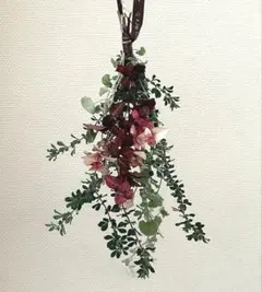 カラーリーフスワッグ アンティー　シルバーリーフ　生花〜ドライフラワーまで