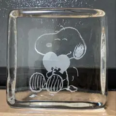 銀座三越スヌーピー展CRYSTAL BRICK スヌーピー 置物 ガラス 銀座三越スヌーピー展CRYSTAL BRICK スヌーピー 置物 ガラス - メルカリ