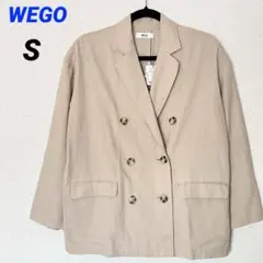 WEGO ウィゴー ジャケット 麻 リネンブレンド ベージュ Sサイズ