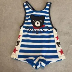 DOUBLE-B クマ刺繍 水着 90cm