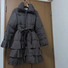 ギャラリービスコンティ ロングダウンコート　サイズM〜ｌ(2〜3)位の方に濃茶