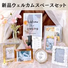 ウェルカムスペース✨挙式 結婚式装飾 ペーパーアイテム付まとめ売り ブライダル