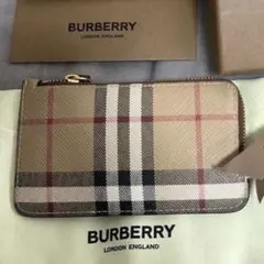 未使用級】近年モデル✨BURBERRY レザー 総柄 フラグメントケース