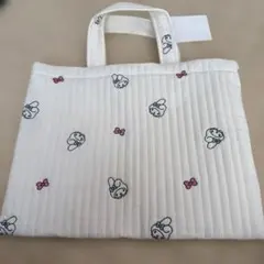 新品☆西松屋　キルト　カバン　マイメロディ