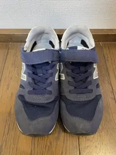 New Balance 373 ジュニア用 ネイビー スニーカー 22.5cm