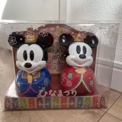 ディズニーひな祭り飾り　ミッキーマウス　ミニーマウス