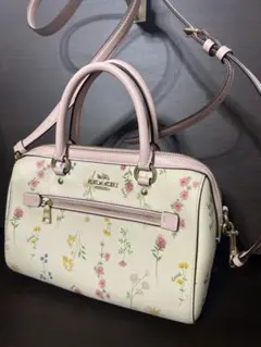 コーチ☆COACH 花柄デザイン 2wayバッグ
