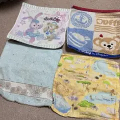 ハンカチ4枚組 ダッフィー・シェリーメイ・ポールアンドジョー