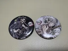 鬼滅の刃　玄弥　実弥　缶バッジ 2個セット