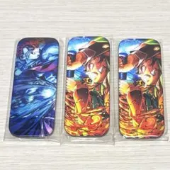 鬼滅の刃 WEBSHOPくじ レンチキュラーロング缶バッジ 猗窩座、炭治郎 3個