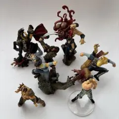 北斗の拳のキャラクターをテーマにしたフィギュア　海洋堂 と山のフドウとラオー