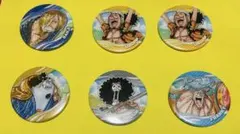 ワンピース コレクション缶バッジ Summer サンジ ウソップ 他 まとめ売り