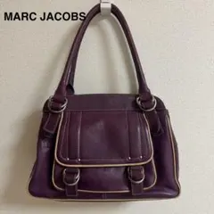 MARC JACOBS パープル レザー ハンドバッグ