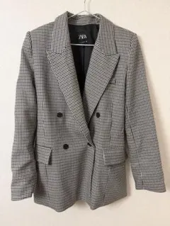 ZARA ジャケット　チェック　Mサイズ