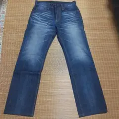ユニクロ 暖パン 防風レギュラーフィットストレートジーンズ　30インチ