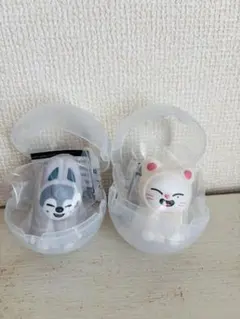 SKZOOライトマスコット2個セット（バンチャン、ヒョンジン）