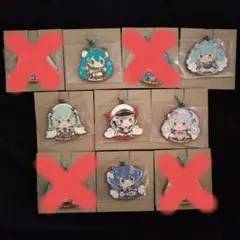 ハル吉様専用 雪ミク一番くじ R賞 ラバーチャーム 6種