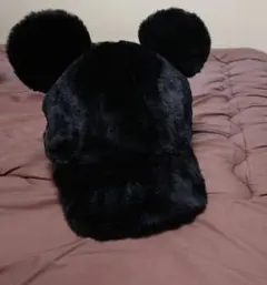 ミッキー 耳付き キャップ