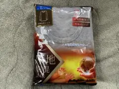 【新品未使用】長袖　丸首シャツ　2枚組　Lサイズ　グレー