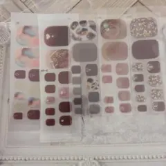 【お試しセット8-14 】フットネイルシール♪１回分5枚セット