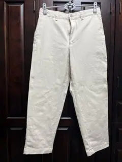 ベージュ チノパン ウエスト調整可能