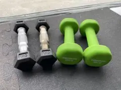 ダンベル 1kg 2個 2kg 2個 計4個セットのサムネイル
