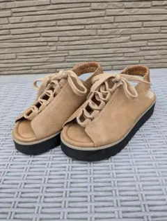 【23.5cm】niko and... レースアップサンダルのサムネイル