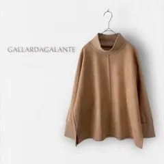 a0196Y【ガリャルダガランテ】ハイネックニット 異素材 スエード ゆったり