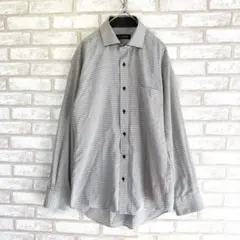U.P renoma ユーシーレノマ　Yシャツ　総柄　白　ビジネス　メンズ　Mのサムネイル
