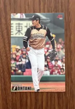 大谷翔平 2015 プロ野球チップスカード