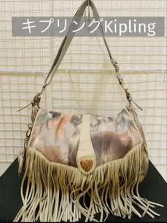 kiplingショルダーバッグ フリンジ ハートのサムネイル