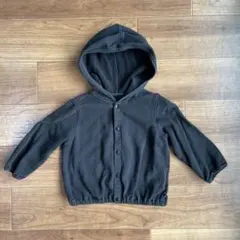 キッズ パーカー フード付き ブラック 80cm コムサデモード　コムサ