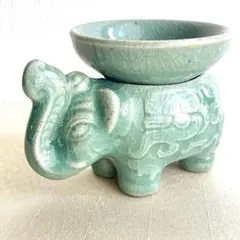 A-16盃台 青磁 酒器 灯籠 花器 盆栽 ミントグリーン - メルカリ