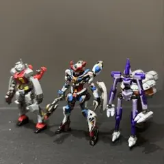 ガンダム　ジークアクス グミ 塗装済みセット(ジークアクス、ゲルググ、キケロガ)