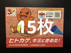 ポケモン　ヒトカゲ　フライヤー　15枚