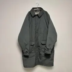 80s USA製 LL.BEAN ストームコート　グレー　セージグリーン　XL