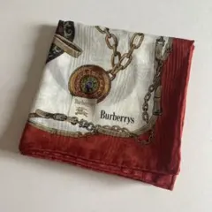 【未使用タグ】 Burberrys バーバリ ハンカチ　ヴィンテージノバチェック