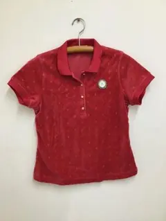 未使用品　マークアンドロナ　MARK &amp; LONA　レディースポロシャツ　赤　S MARK&LONA - MARK&LONA(マークアンドロナ) 半袖ポロシャツ サイズM