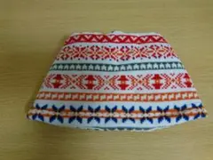 ノルディック柄 キッズ ネックウォーマー ボア スヌード 男女兼用