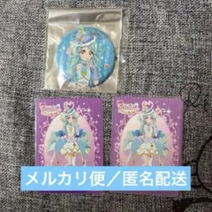 タワレコカフェ 名探偵プリキュア キュアエクレール グリッター缶バッジ 注文特典