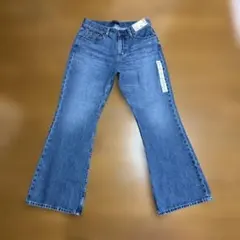 新品 UNIQLO ブーツカットジーンズ 27(68.5cm) フレアデニム