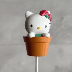 サンリオ　ハローキティ　母の日　カーネーション　フラワーピック　スティック　お花 サンリオ ハローキティ 母の日 カーネーション フラワーピック