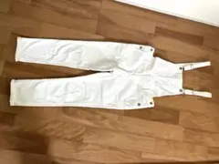 ホワイト サロペット Mサイズ