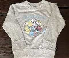 Disney アナ雪 エルサとアナ トレーナー 薄手　120cm